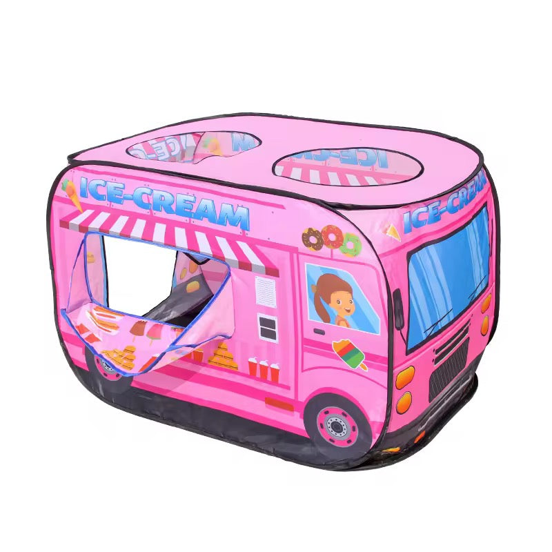 Kids Bus Tent Playhouse – Fun Adventure Theme Play Tent for Kids