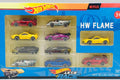 Hot Wheels Die-Cast Mini Inertia Cars – Pack of 10 Racing Vehicles for Kids