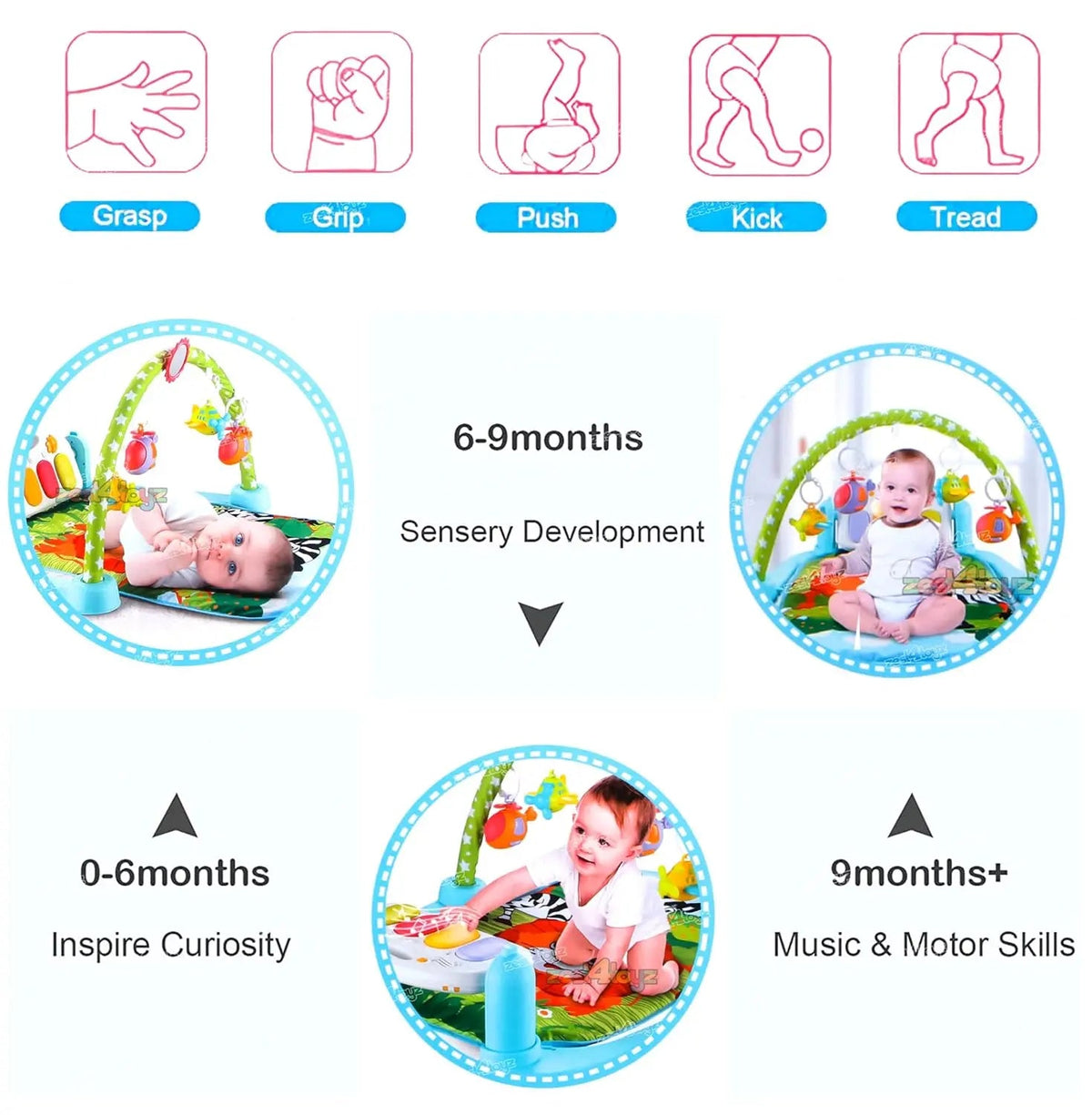 Baby Piano Play Gym Mat