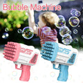 Bubble Machine Gun 36 Holes Blaster for Kids – Automatic Bubble Blower with LED Lights