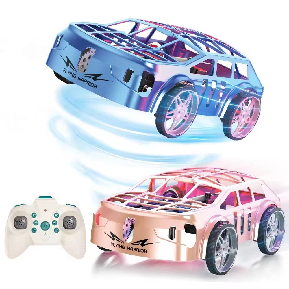 2-in-1 RC Mini Flying Car &amp; Drone – Remote Control Vehicle with Lights