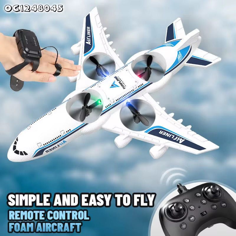Remote Control Passenger Airplane – 2.4GHz RC Aircraft with 360° Rolls & Flight Circling