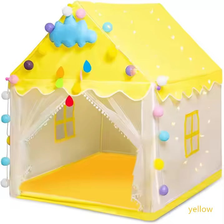 Kids Play Tent House (Yellow) – Bright &amp; Fun Indoor/Outdoor Play Tent