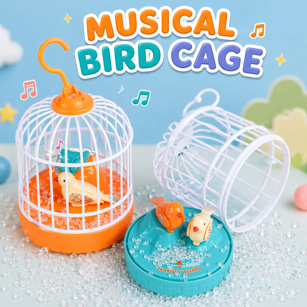 Birds Cage With Light & Sound For Kids