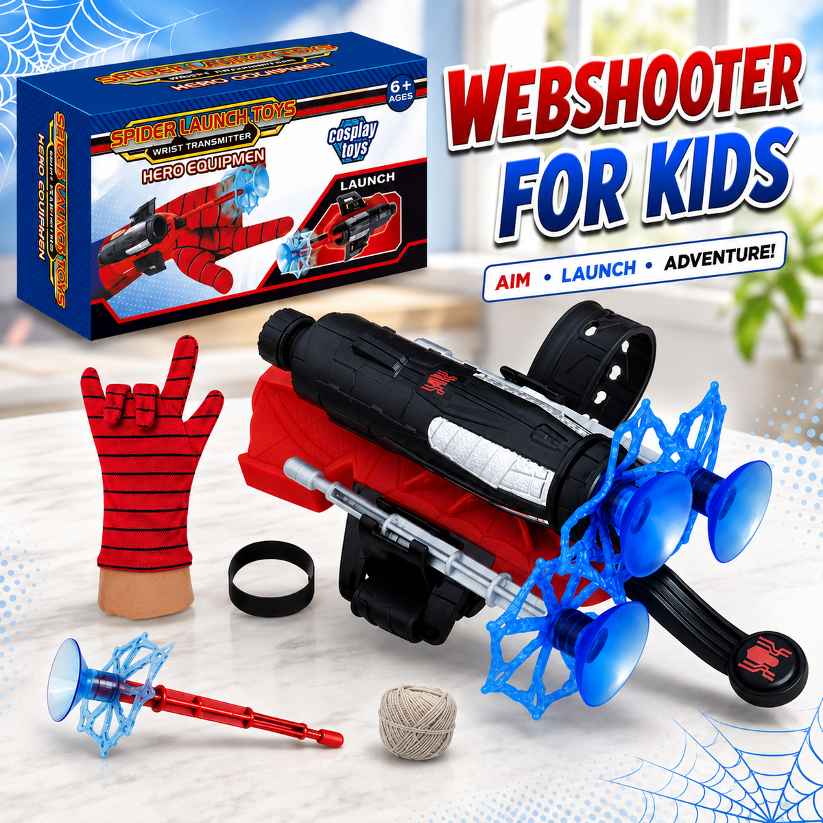 Spiderman Web Shooter Toy for Kids