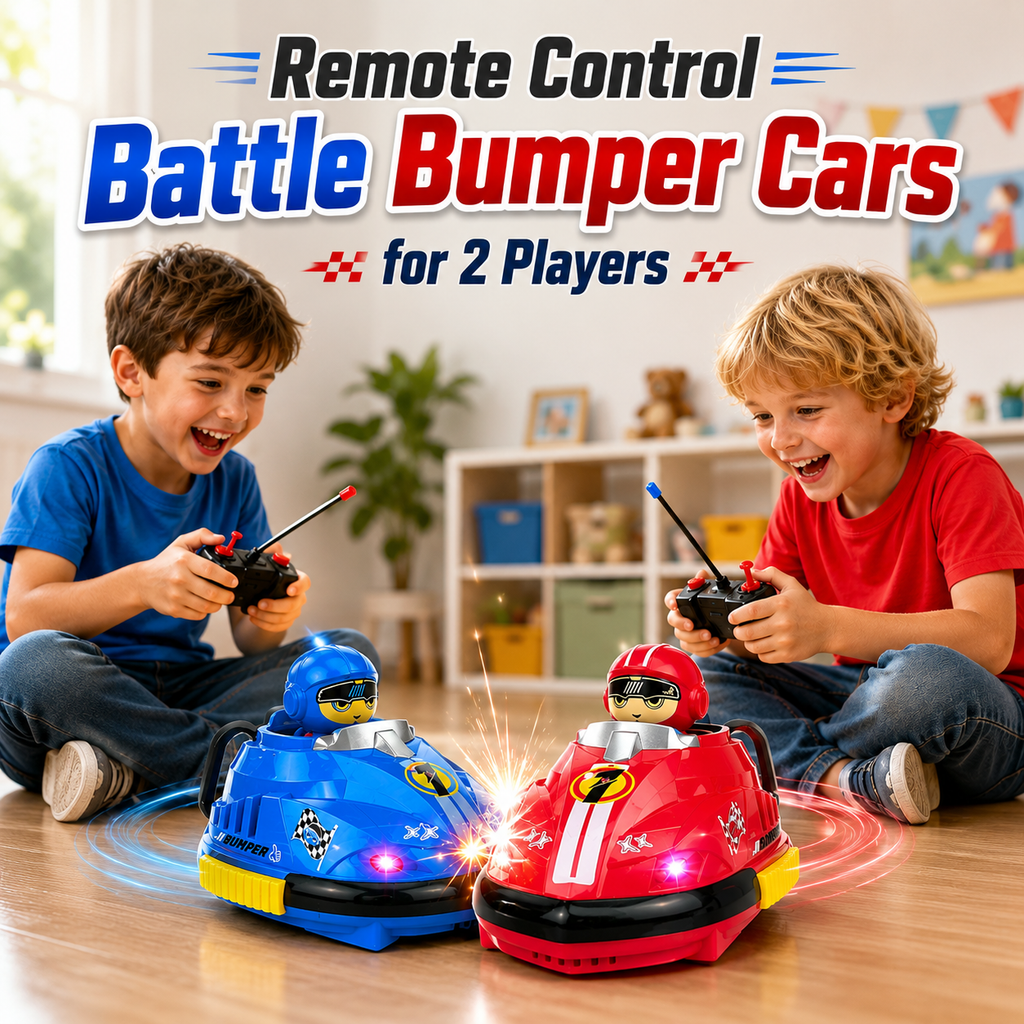 Remote Control Battle Bumper Cars for 2 Players