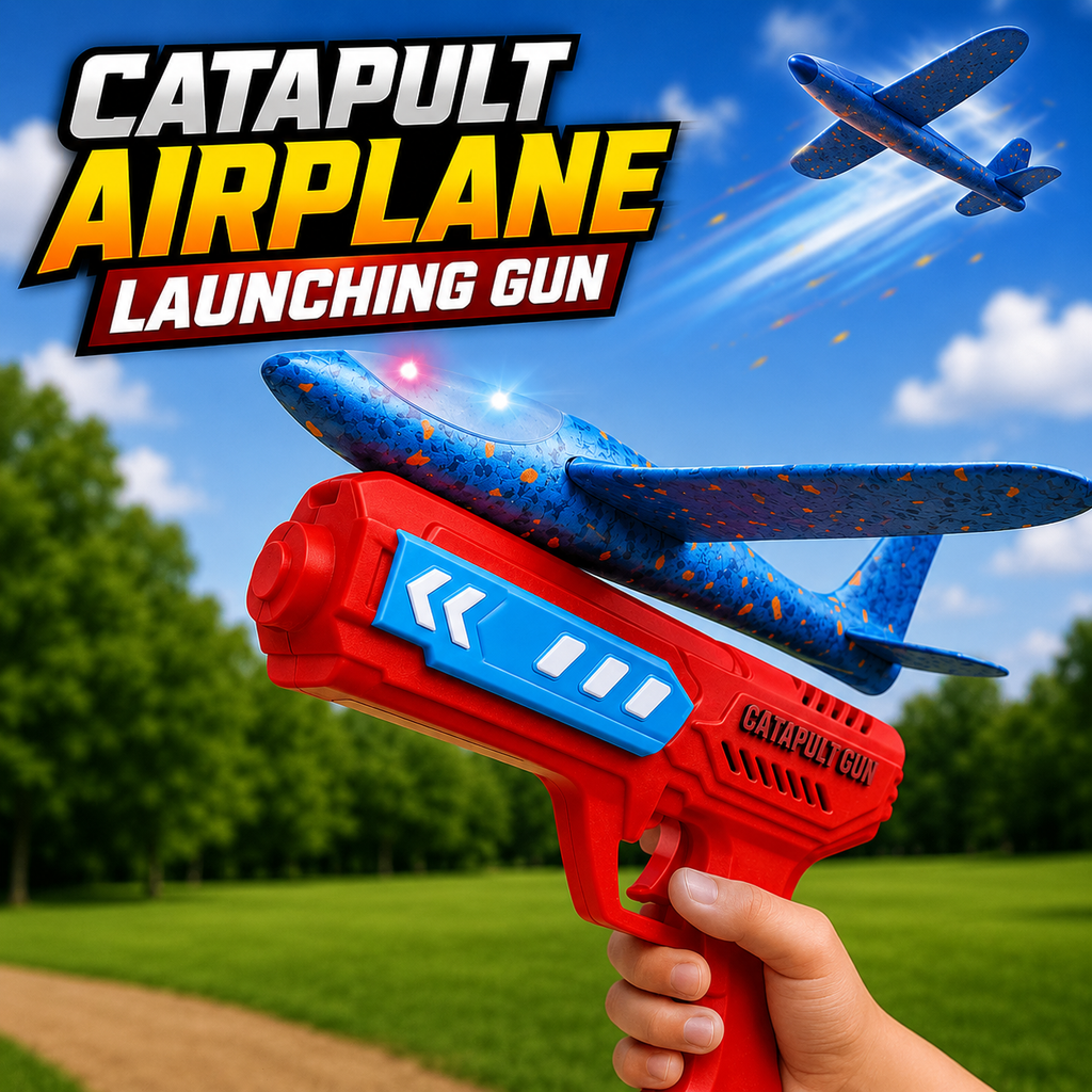 Catapult Airplane Launching Glider Gun