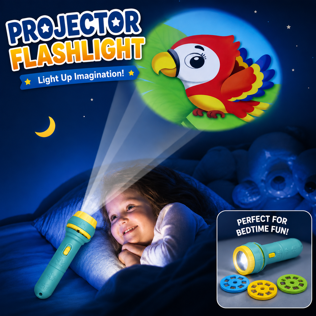 Projector Flashlight for Kids