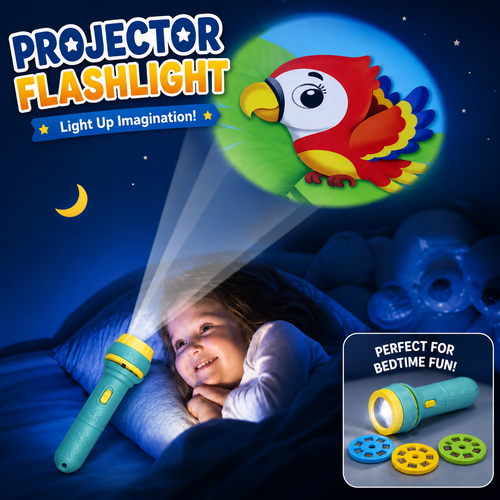 Projector Flashlight for Kids