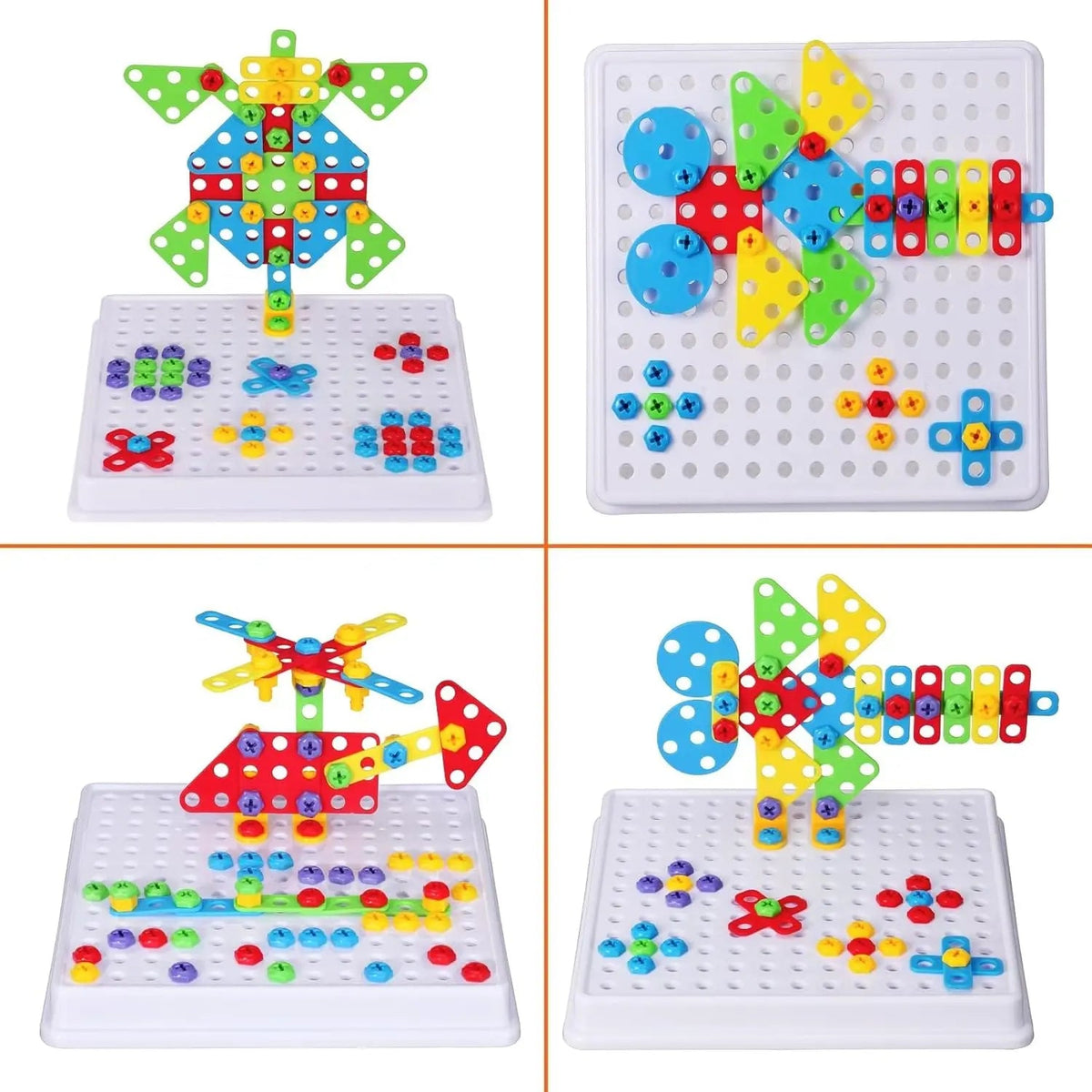 Creative Drilling Toy Set With Screwdriver Tool Playset (144 pcs)
