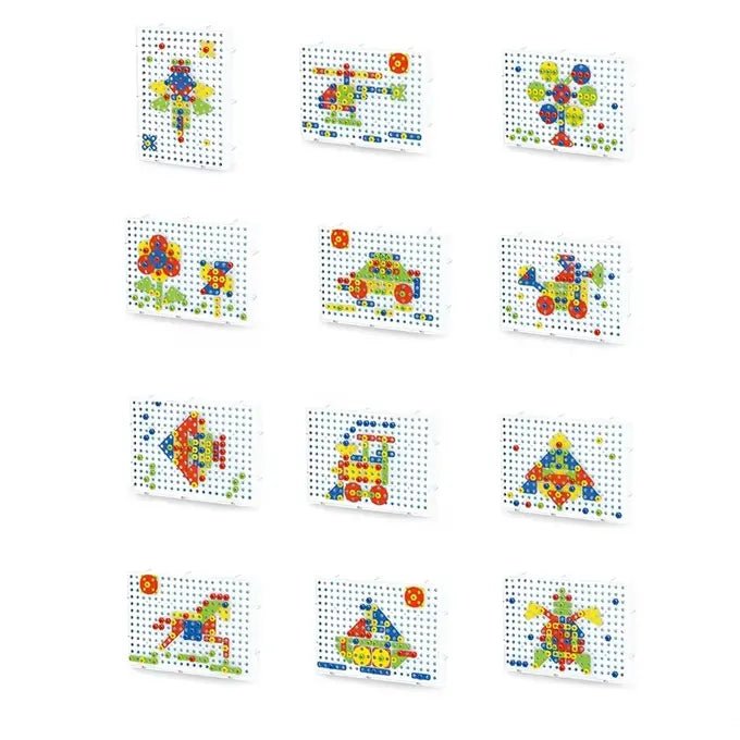 Creative Drilling Toy Set With Screwdriver Tool Playset (144 pcs)