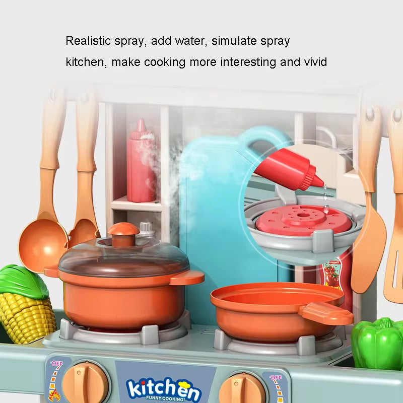 Deluxe Kitchen Play Set – High Quality Pretend Cooking Toy with 16 Accessories