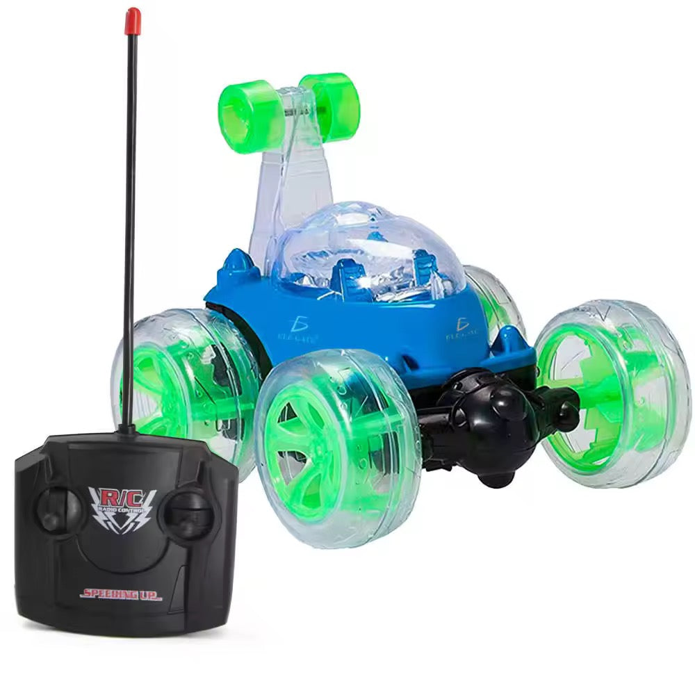 Remote Control Dancing Stunt Car for Kids – Large Size, 360° Rotating Action Toy