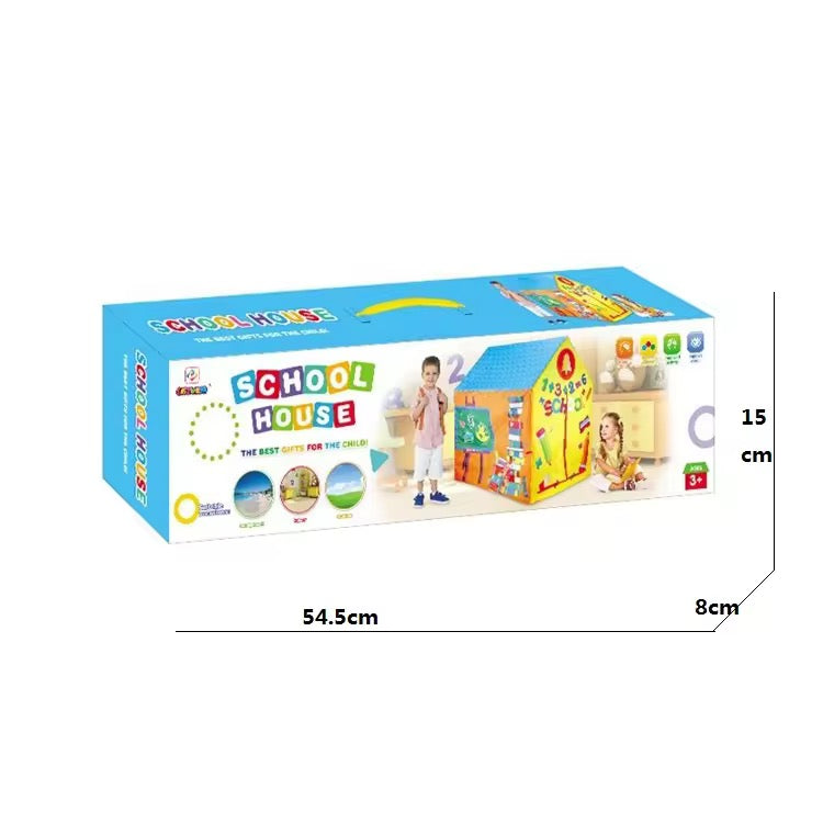 School Theme Tent House for Kids – Fun Learning Play Tent