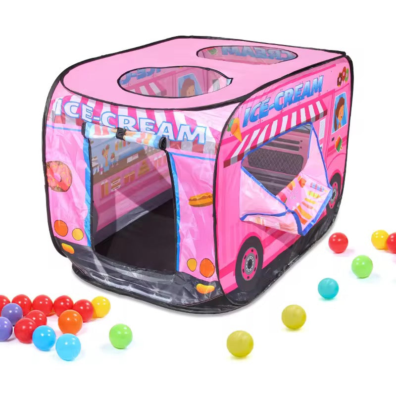 Kids Bus Tent Playhouse – Fun Adventure Theme Play Tent for Kids