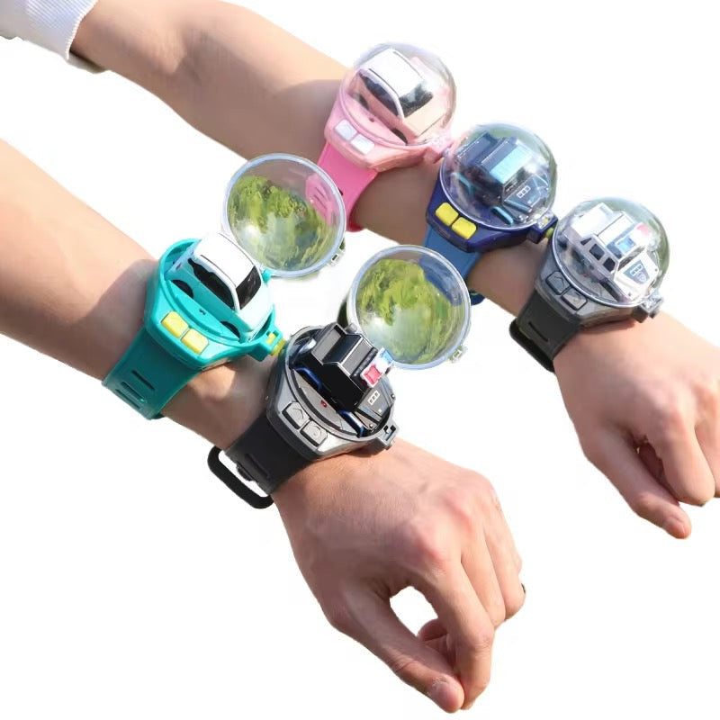 Mini Remote Control Car Watch Toy – 2.4GHz Wrist Racing Car Watch for Kids