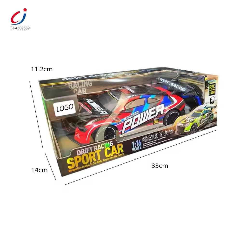 RC Sports Drift Car with Lights &amp; Water Spray – 2.4G Racing Car for Kids