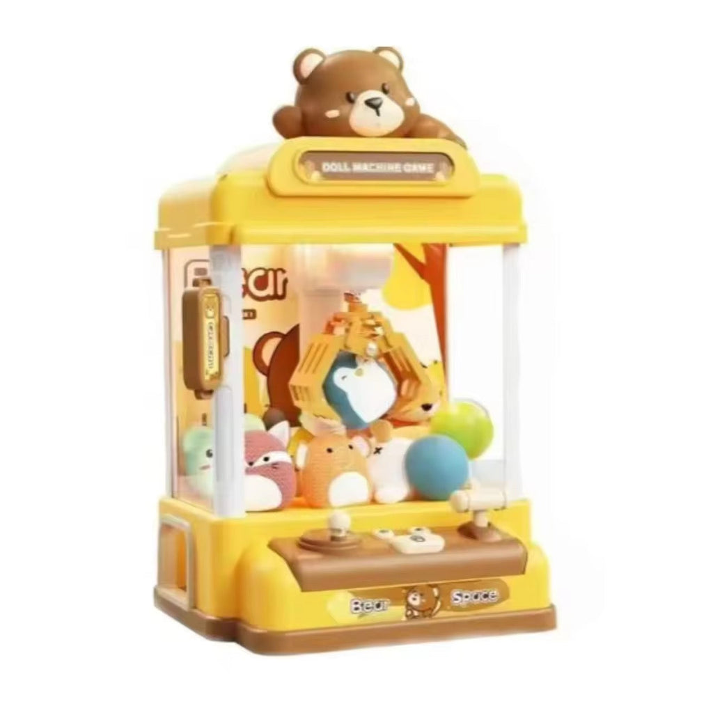 Bear-Themed Claw Machine Toy for Kids – Mini Arcade Prize Grabber Game
