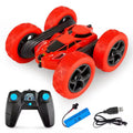 Rechargeable Remote Control Stunt Car – Multi-Color 360° Flip &amp; Racing Toy for Kids