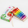 Wooden &amp; Metal Xylophone for Kids – Musical Piano Toy for Early Development
