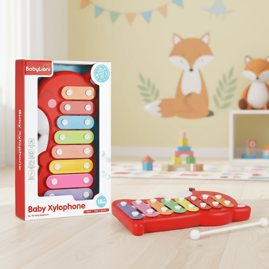 Cute Animal Baby Piano Xylophone Musical Toy for Kids