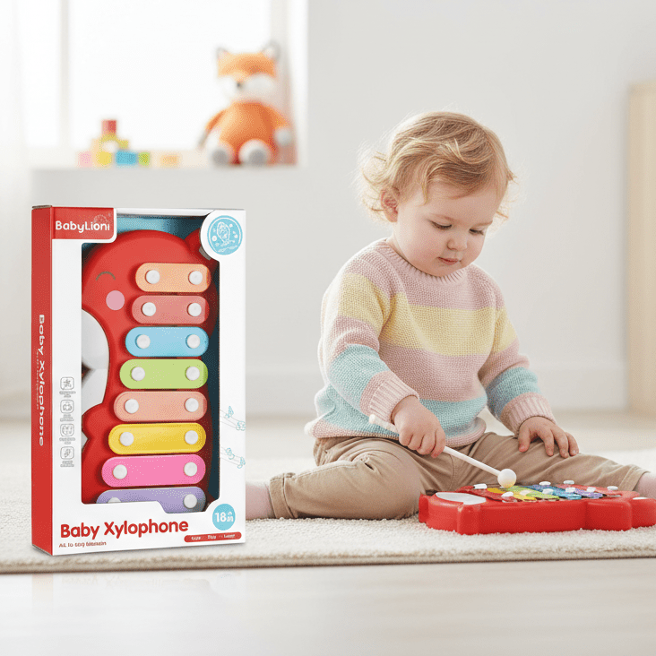 Cute Animal Baby Piano Xylophone Musical Toy for Kids
