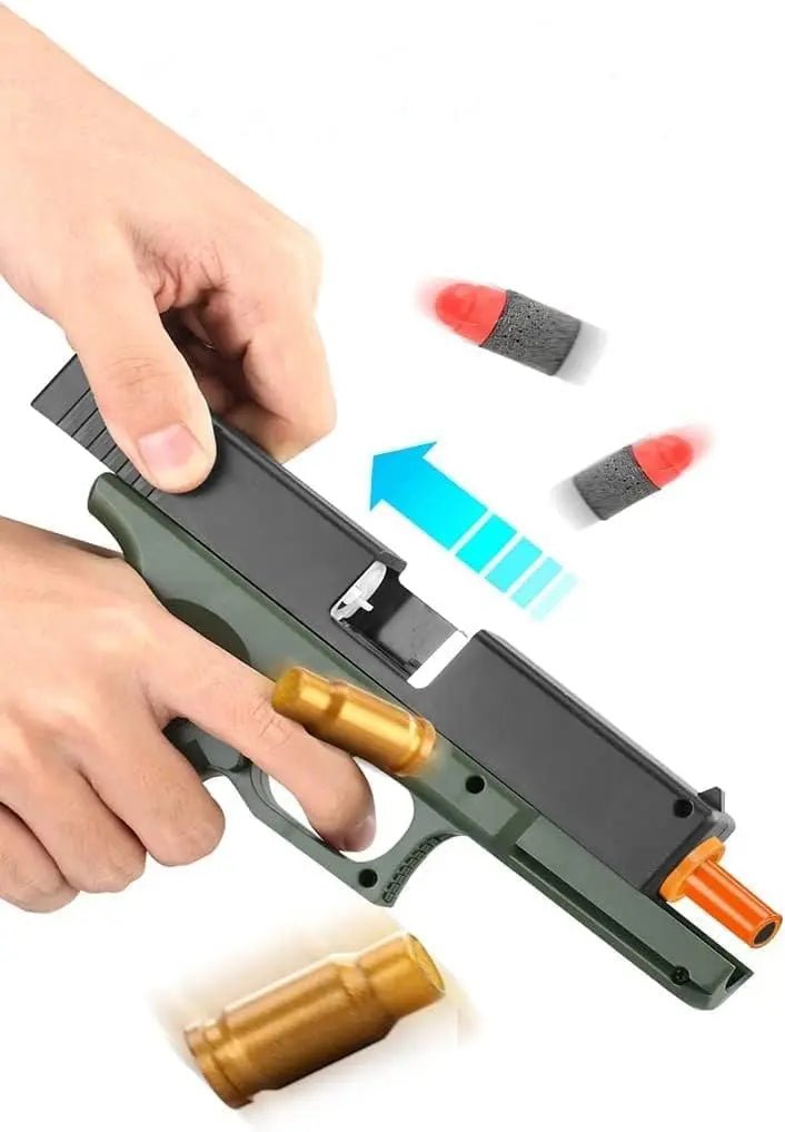 Glock Soft Bullet Gun For Kids – Foam Dart Toy Blaster