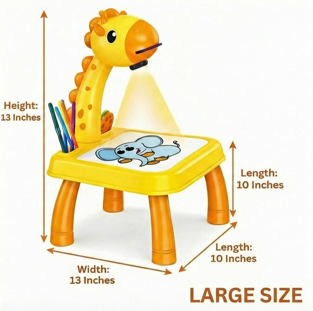 3 In 1 Kids Drawing Projector Table