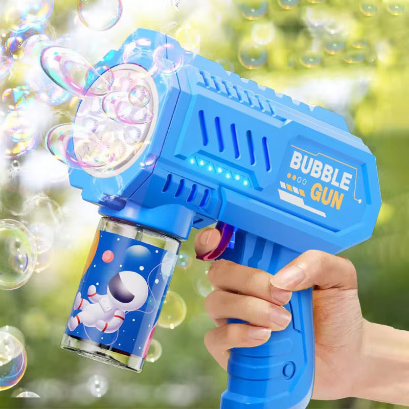 Petrella Bubble Gun Bazooka for Kids – Automatic Bubble Blower Machine (Fun Outdoor Bubble Blaster)