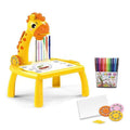 3-in-1 Giraffe LED Projector Drawing Table for Kids – Learning, Art &amp; Fun in One Creative Station
