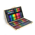 Colouring Art Kit – Multi-Character Wooden Case Set for Kids (188 pcs)