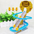 Duck Climbing Stairs Toy for Kids with Lights &amp; Music – Fun Moving Stair-Climbing Action Toy