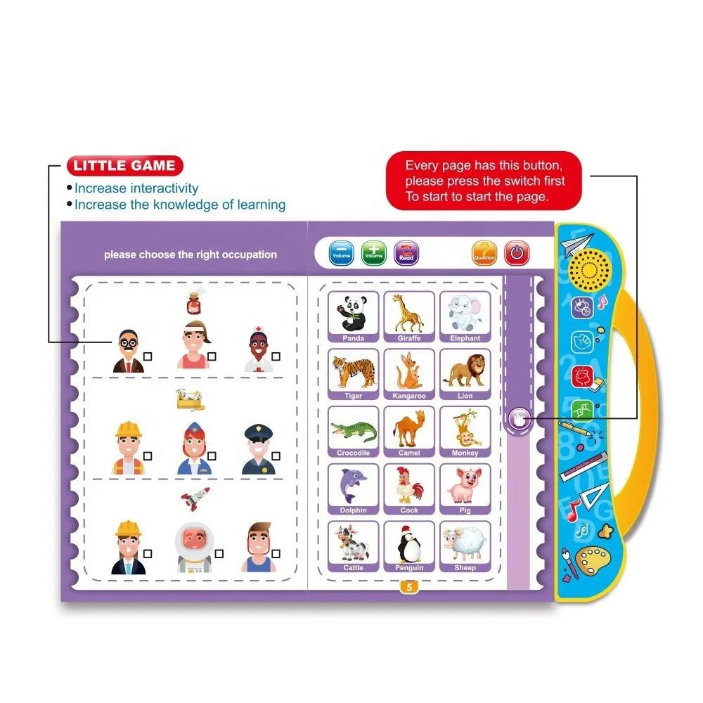 E-Book for Kids – Early Education Educational Toy | Intelligence Learning Book for Kids