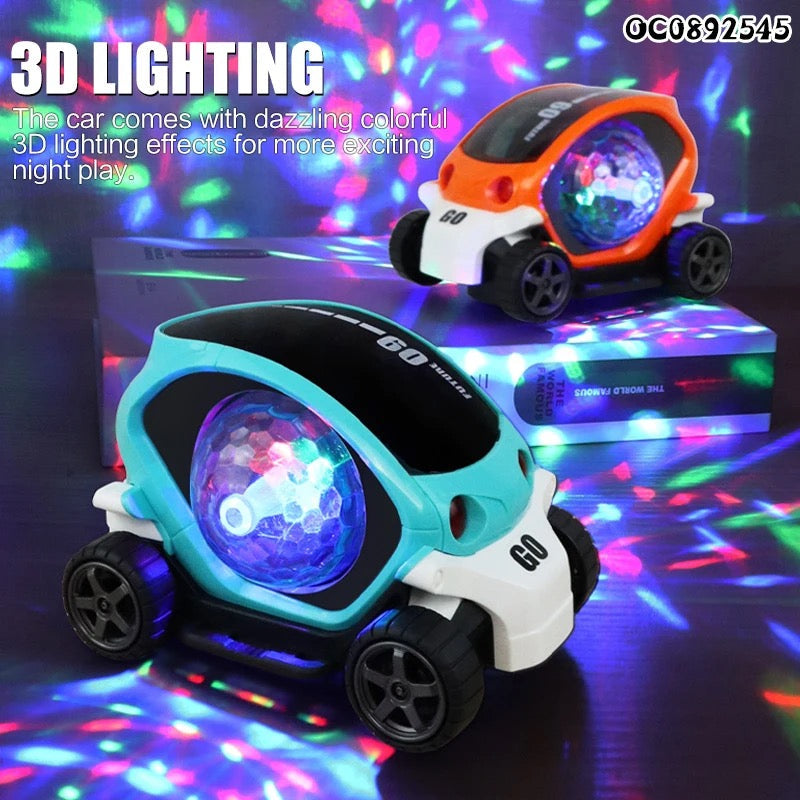 Future 09 Toy Car – 360° Rotating Action with Vibrant 4D Lights