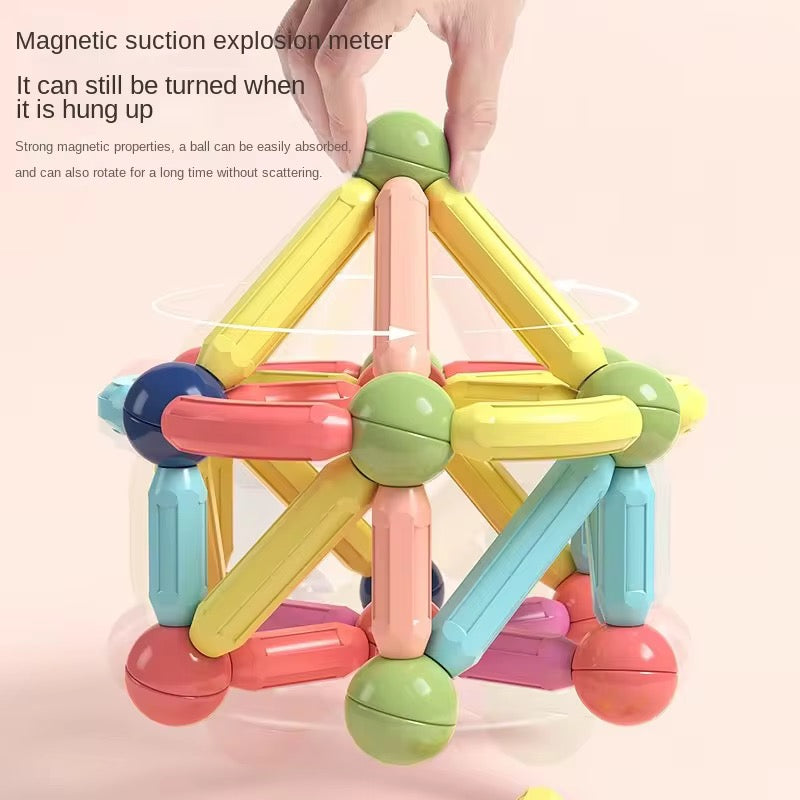 Magnetic Building Blocks Set for Kids 3+ – Educational &amp; Creative Construction Toy