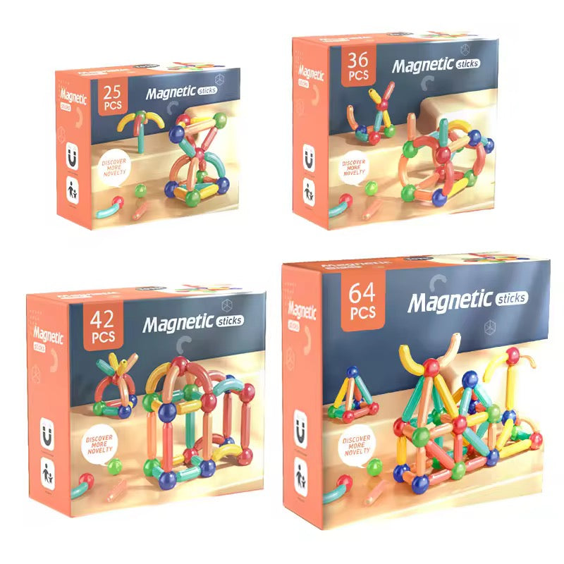 Magnetic Building Blocks Set for Kids 3+ – Educational &amp; Creative Construction Toy