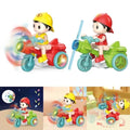 Kids’ Stunt Bicycle with LED Lights, Music &amp; 360° Rotation – Electric Robot Bike