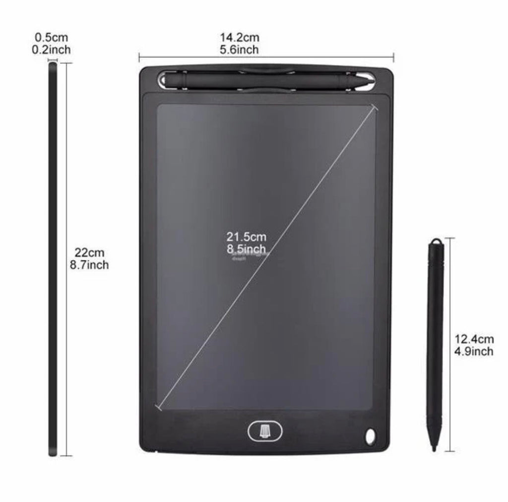 8.5 Inch LCD Writing Tablet for Kids – Multicolor Drawing &amp; Writing Pad