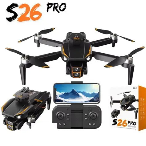 S26 Pro Drone with HD Camera – Foldable Remote Control Quadcopter