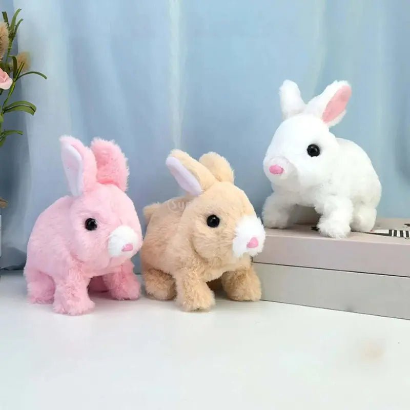 Plush Rabbit Toy with Sound and Motion for Kids