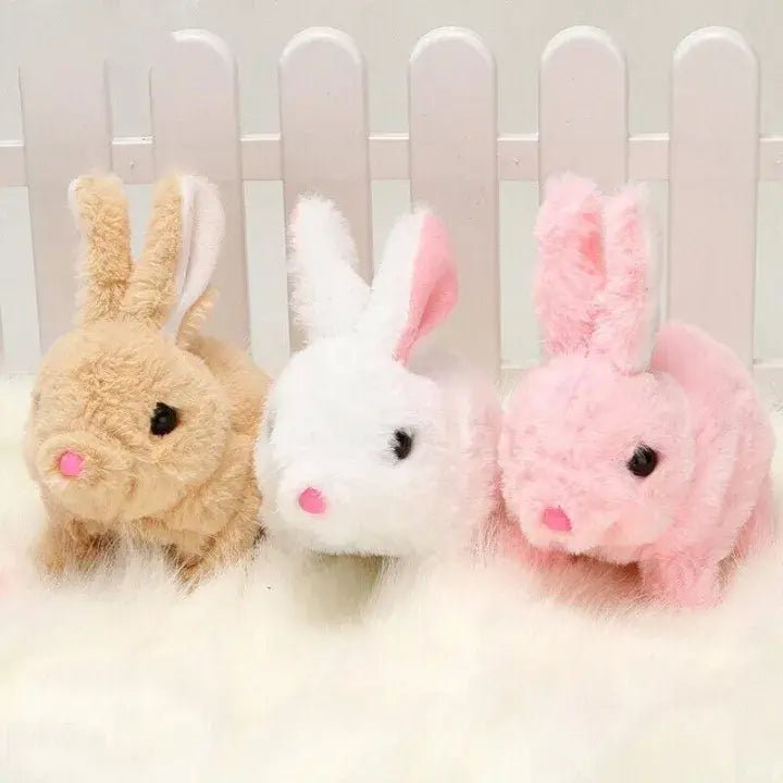 Plush Rabbit Toy with Sound and Motion for Kids