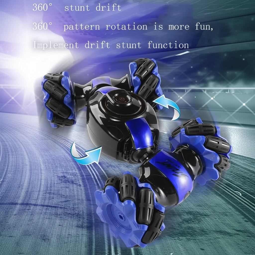 Remote Control Twisting Hand Gesture Sensing RC Stunt Car – 360° Transforming Off-Road Racer