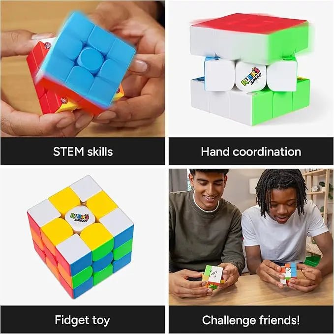 Rubik’s Cube 3x3 Speed Cube Problem-Solving Challenging Puzzle