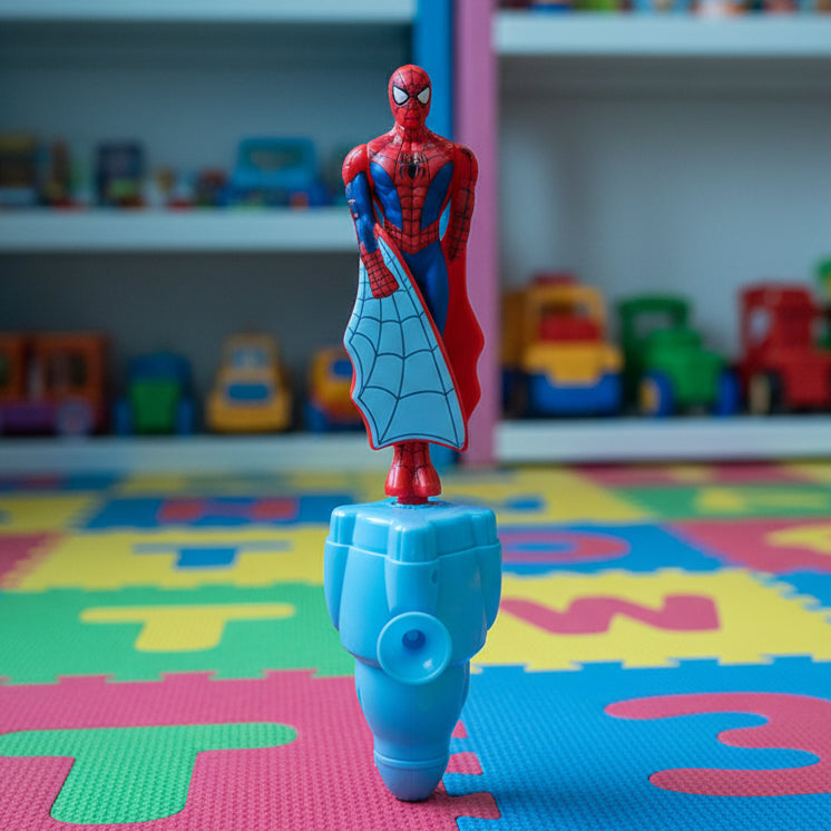Flying Spiderman Action Toy for Kids – Hand Press Launcher Toy