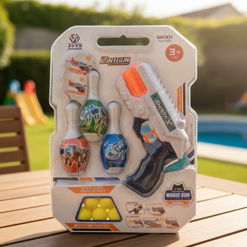 🔫💦 Magic 2-in-1 Shooting & Water Gun – Soft Ball Blaster & Water Shooter Toy for Kids