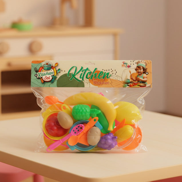 Pretend Cooking Kitchen Playset for Kids