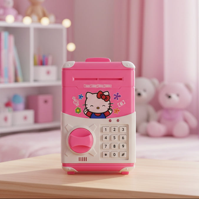 Electronic ATM Piggy Bank for Kids with Password– Smart Money Saving Box