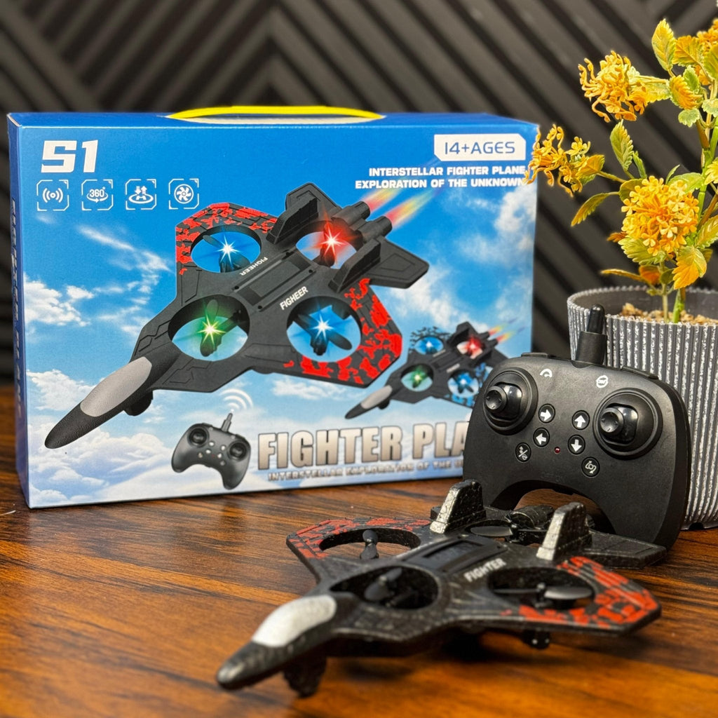 RC Combat Aircraft Drone (S1) – Remote Control Flying Jet Toy for Kids