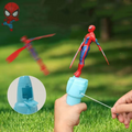Flying Spiderman Action Toy for Kids – Hand Press Launcher Toy