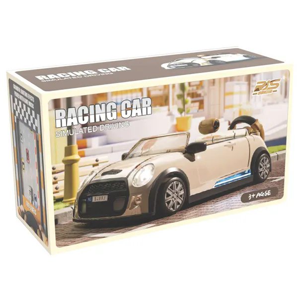 Kids Racing Car Adventure Game Steering Wheel Toy with Lights & Driving Simulator
